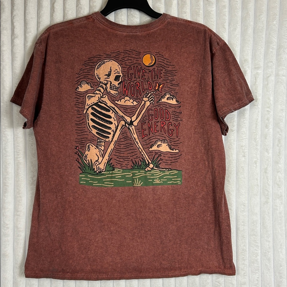 Thrift Shop Exchange Skull skeleton Graphic T-Shirt XL